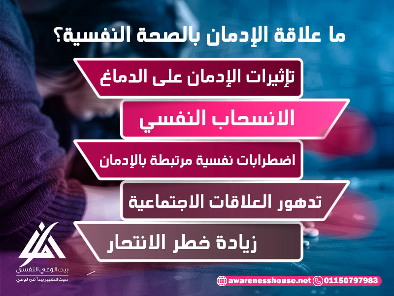 ما علاقة الإدمان بالصحة النفسية؟