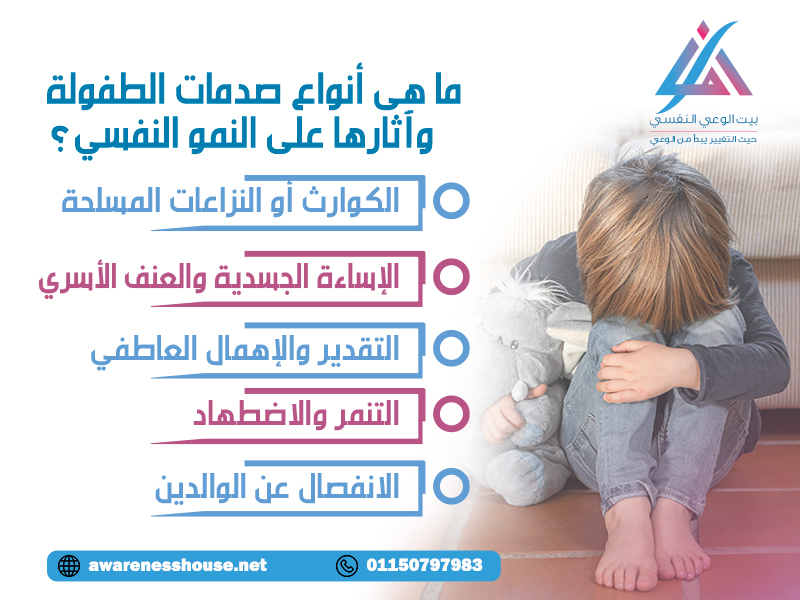 ما هي انواع صدمات الطفولة